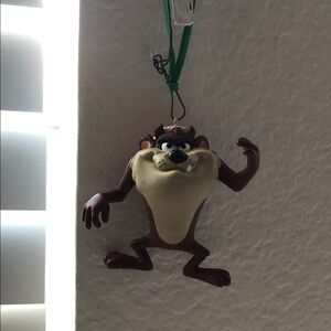 Looney Tunes Tazmanian Devil Holiday Christmas Ornament 1999 Vintage Ornament